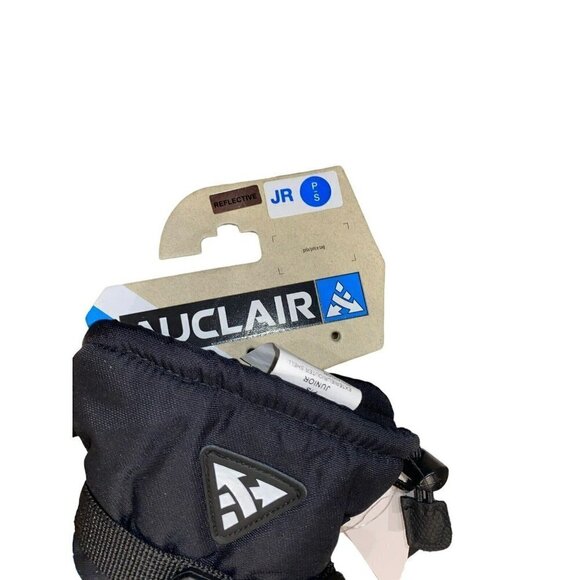 BNWT AUCLAIR GLOVES juniors size Small Blue Black Reflective - Picture 4 of 5